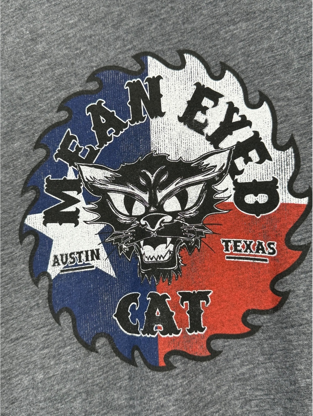 Mean Eyed Cat Austin Johnny Cash Bar Shirt XXL New